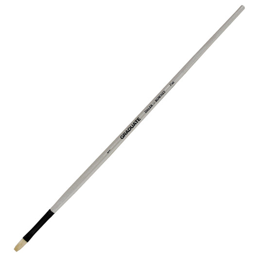 DALER ROWNEY - D212144001 - Pennello setola naturale Graduate - piatto lungo - manico lungo - n. 1 - Daler Rowney
