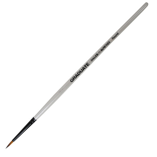 DALER ROWNEY - D212185004 - Pennello sintetico Graduate - tondo - manico corto - n. 4 - Daler Rowney