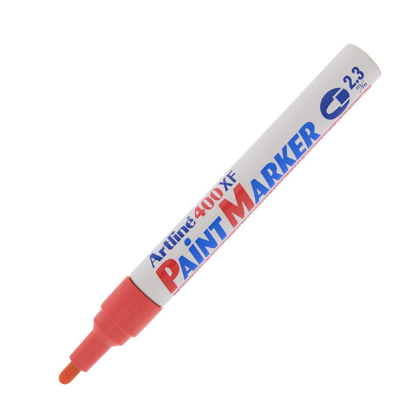 ARTLINE - A400R - Marcatore perrmanente A 400 - a vernice - punta tonda - 2,3 mm - rosso - Artline