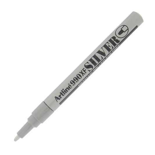 ARTLINE - A990ARG - Marcatore permanente A 990 - a vernice - punta tonda fine - 1,2 mm - argento - Artline