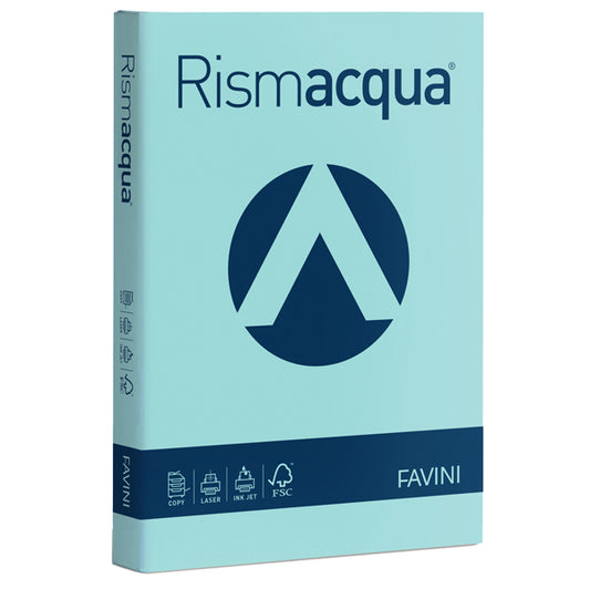 FAVINI - A66T304 - Carta Rismacqua Standard - A4 - 90 gr - celeste 08 - Favini - conf. 300 fogli