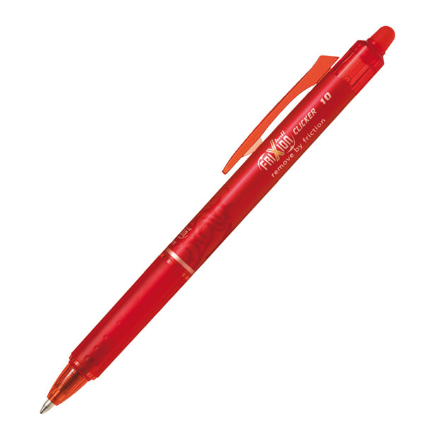 PILOT - 006552 - Penna a sfera a scatto cancellabile Frixionball - punta 1,0mm - rosso - Pilot