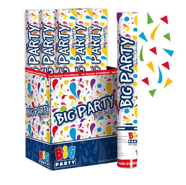 BIG PARTY - 50002 - Sparacoriandoli Cannon - colori assortiti - 8 mt - Big Party