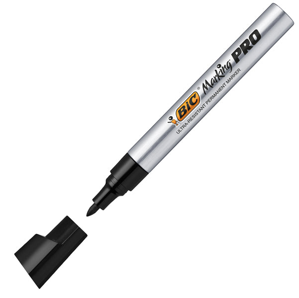 BIC - 964800 - Marcatori permanenti Marking Pro - punta tonda - nero - Bic - scatola 12 pezzi