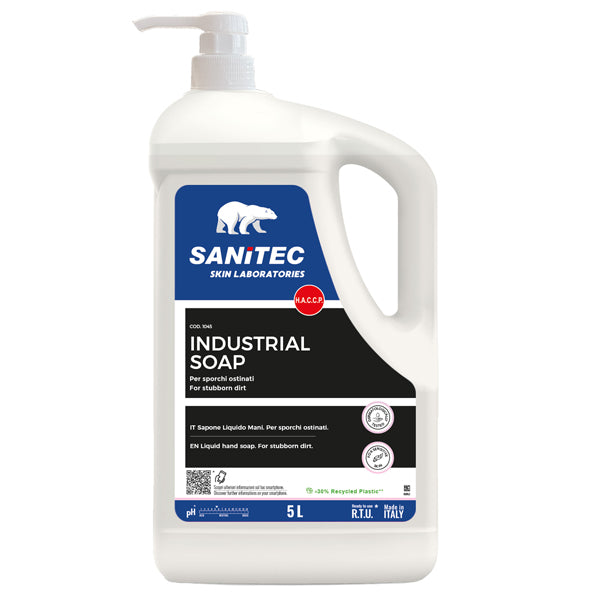 Sanitec - 1045 - Sapone lavamani industria Soap - arancio - Sanitec -  dispenser 5 L