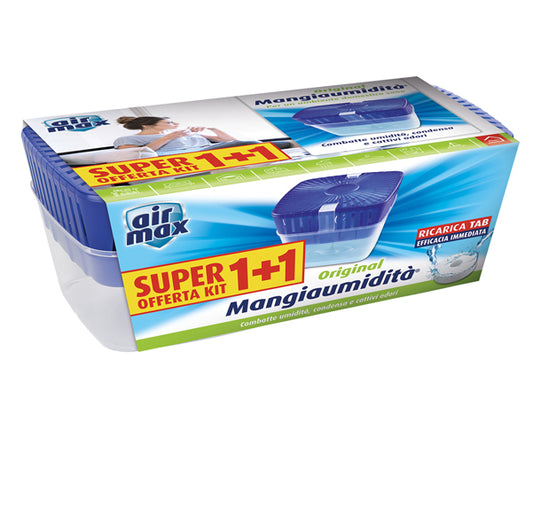 AIR MAX - D0026 - Kit mangiaumiditA' Tab Vortex 1+1 - ricaricabile - 450 gr - Air Max