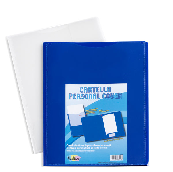 TURIKAN - 7151BL - Cartella in PP Personal Cover - blu - 24 x 32 cm - Iternet - conf. 5 pezzi