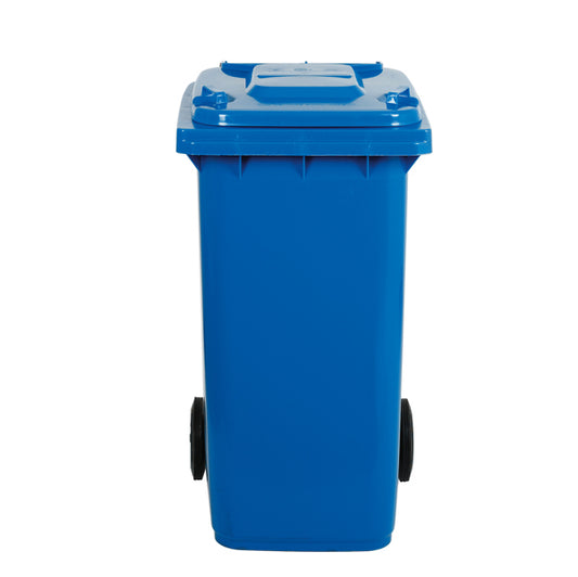 MobilPlastic - 1-240-5-BLB - Bidone carrellato - 58x73x107 cm - 240 L - blu - Mobil Plastic