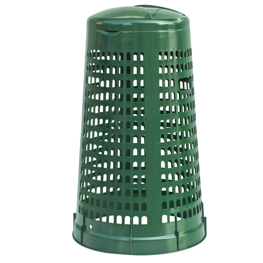 MobilPlastic - 69-110-VES - Trespolo portasacco - con anello fermasacco - diametro 38 cm - altezza 85 cm - 110 L - verde - Mobil Plastic
