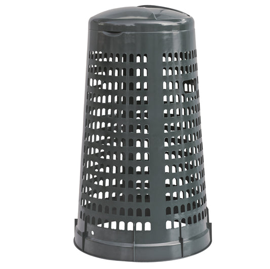 MobilPlastic - 69-110-GRB - Trespolo portasacco - diametro 38 cm - altezza 85 cm - 110 L - grigio scuro - Mobil Plastic