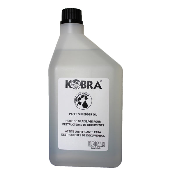 KOBRA - 51.086 - Olio per distruggidocumenti - Kobra - flacone 1 L