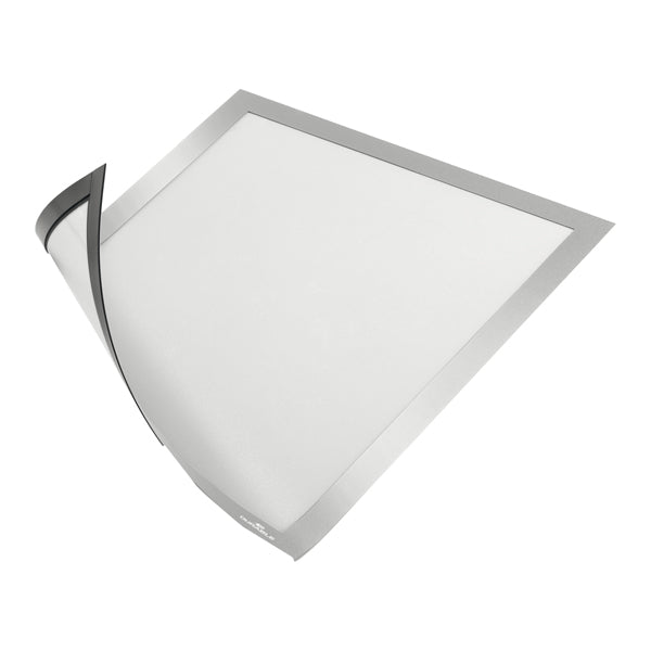 DURABLE - 4869-23 - Cornice Duraframe Magnetic - A4 - 21 x 29,7 cm - argento - Durable