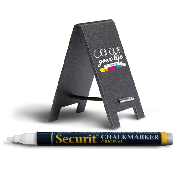 SECURIT - TAG-SBS-WT - Lavagnette segnaposto - 8,5 x 5 cm - Securit - set 5 pezzi
