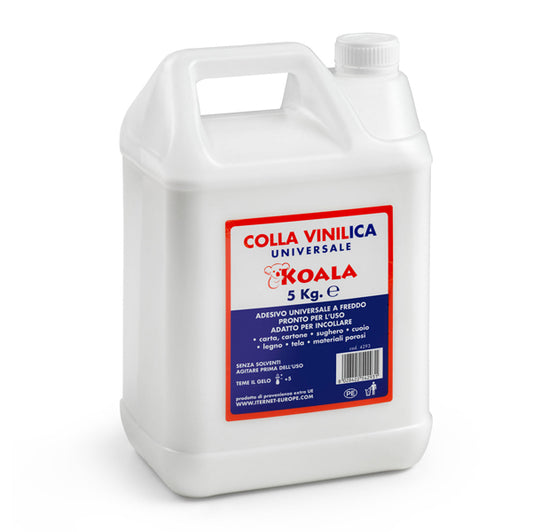 Koala - 4293 - Colla vinilica universale - 5 kg - bianco - Koala