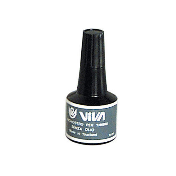 VIVA - 358N-Black - Inchiostro per cuscinetti - a base alcool - 30 gr - nero - Viva