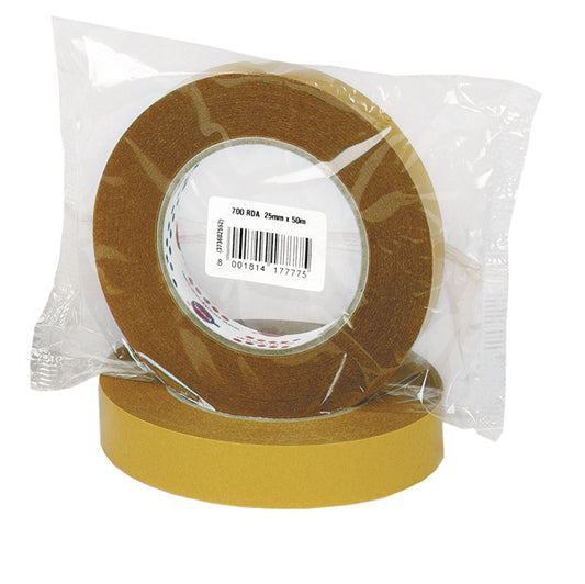EUROCEL - 046021245 - Nastro biadesivo 700RDA - in caramella - 2,5 cm x 50 m - trasparente - Eurocel