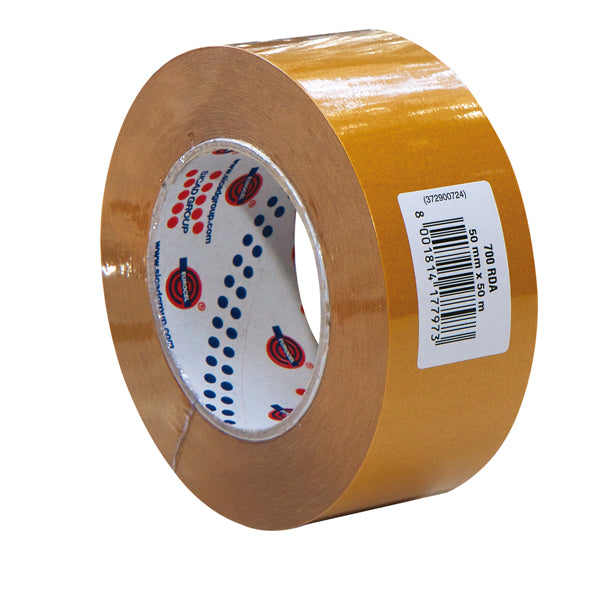 EUROCEL - 046021360 - Nastro biadesivo 700RDA - in termo singolo + etichetta - 5 cm x 50 m - trasparente - Eurocel