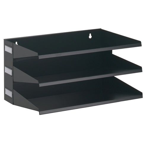 DURABLE - 3359-01 - Portadocumenti Sorter Rack - 36 x 20,5 x 25 cm - 3 scomparti - nero - Durable