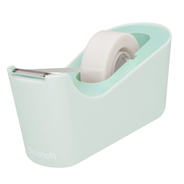 SCOTCH - 7100180400 - Dispenser da tavolo Magic C 18  - 1,9 cm x 33 m - 1 rotolo - menta - Scotch