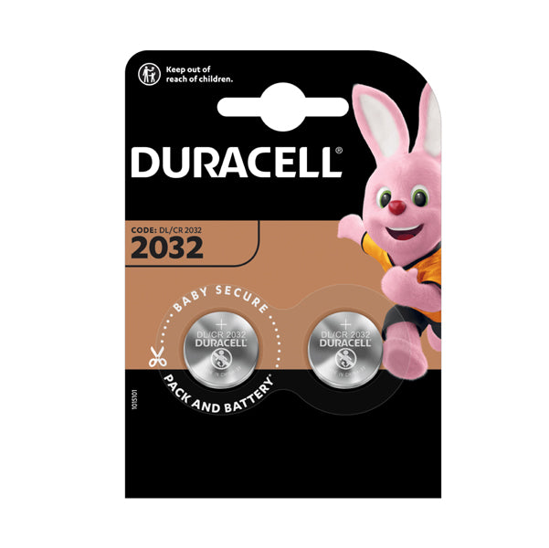 DURACELL - DU22B2 - Pile litio - 3V - DL2032 - Duracell - blister 2 pile