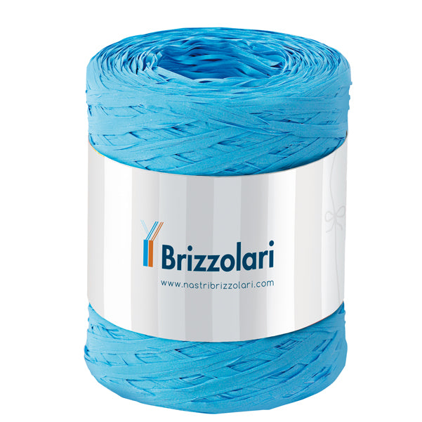 BRIZZOLARI - 01003706 - Nastro Rafia sintetica - azzurro 06 - 5mmx200mt - Brizzolari