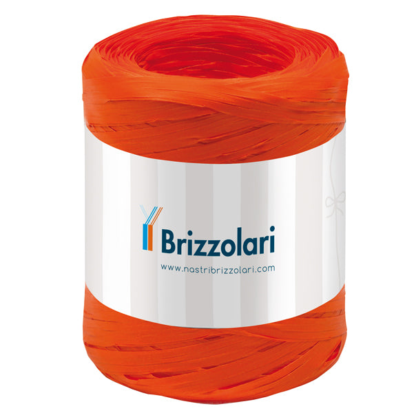 BRIZZOLARI - 01003712 - Nastro Rafia sintetica - arancione 12 - 5mmx200mt - Brizzolari