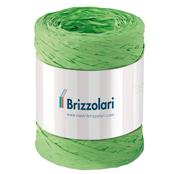 BRIZZOLARI - 01003710 - Nastro Rafia sintetica - verde chiaro 10 - 5mmx200mt - Brizzolari