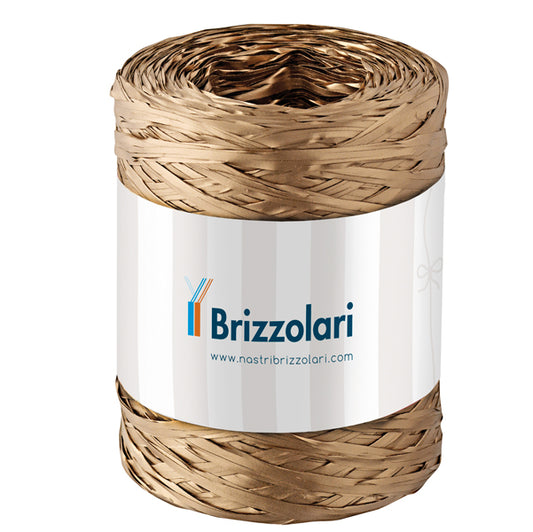 BRIZZOLARI - 01003733 - Nastro Rafia sintetica - oro 33 - 5mmx200mt - Brizzolari