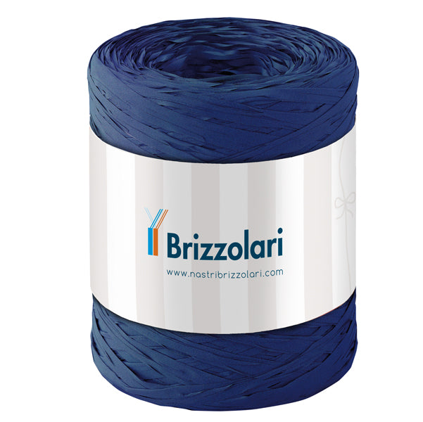 BRIZZOLARI - 01003737 - Nastro Rafia sintetica - blu scuro 37 - 5mmx200mt - Brizzolari