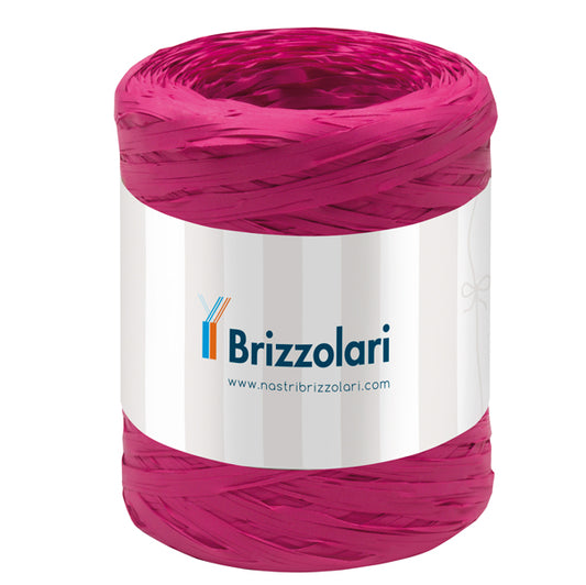 BRIZZOLARI - 01003713 - Nastro Rafia sintetica - fucsia 13 - 5mmx200mt - Brizzolari