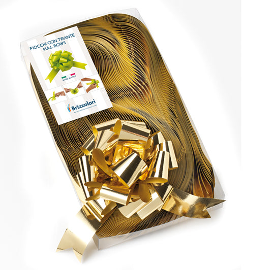 BRIZZOLARI - 00314003 - Nastro strip metal 6870 - oro 03 - 31 mm - diam. 13 cm - Brizzolari - conf. 30 pezzi