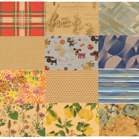 REX SADOCH - N4400GEN - Carta regalo - kraft - Natura - 70 x 100 cm - Rex Sadoch - scatola 100 fogli