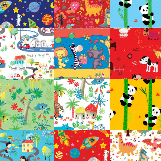 REX SADOCH - R4407GEN - Carta regalo - raso - Bambini - 70 x 100 cm - Rex Sadoch - scatola 100 fogli