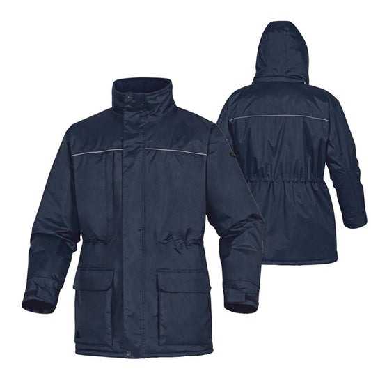 DELTAPLUS - HELS2BMXG - Parka Helsinki2 per freddo estremo - taglia XL - poliestere - blu - Deltaplus