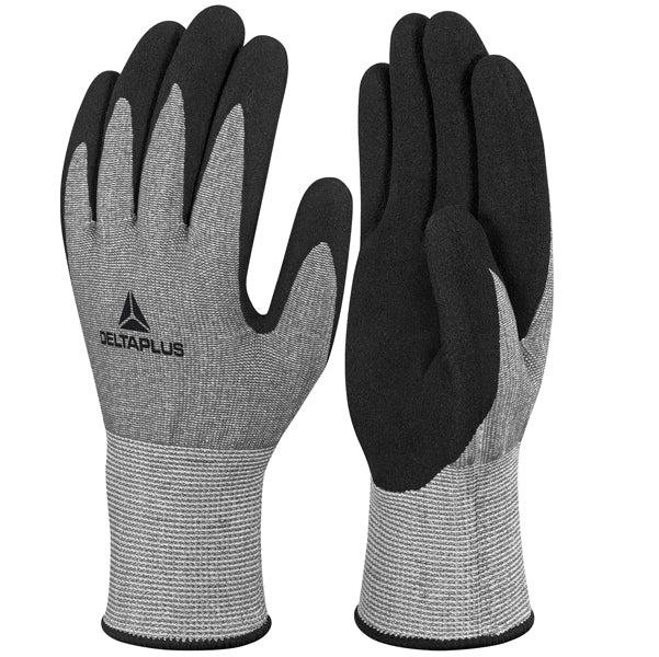 DELTAPLUS - VECUTF01NO08 - Guanti Venicut F Xtrem Cut - antitaglio - taglia 08 - grigio-nero - Deltaplus