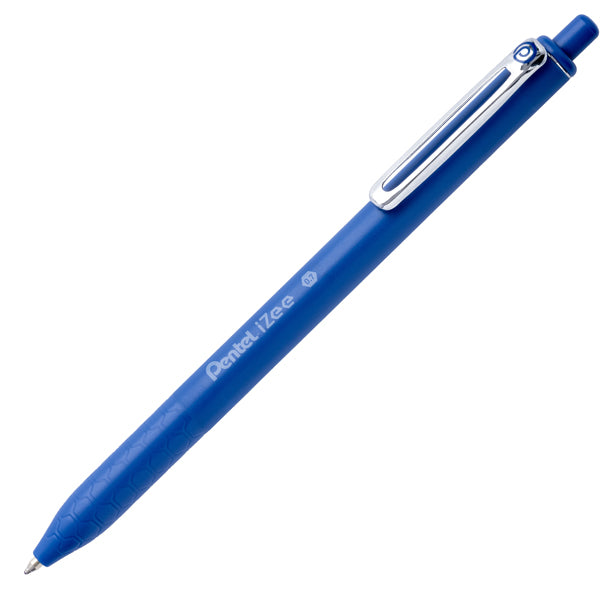 PENTEL - BX467-C - Penna a sfera a scatto iZee - punta 0,7 mm - blu - Pentel