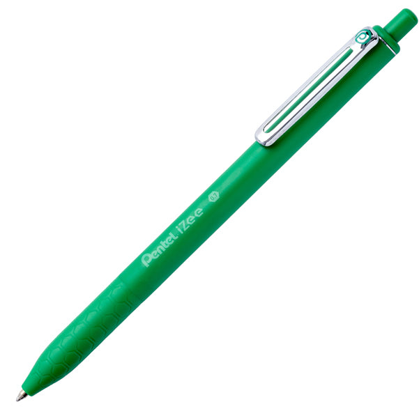 PENTEL - BX467-D - Penna a sfera a scatto iZee - punta 0,7 mm - verde - Pentel