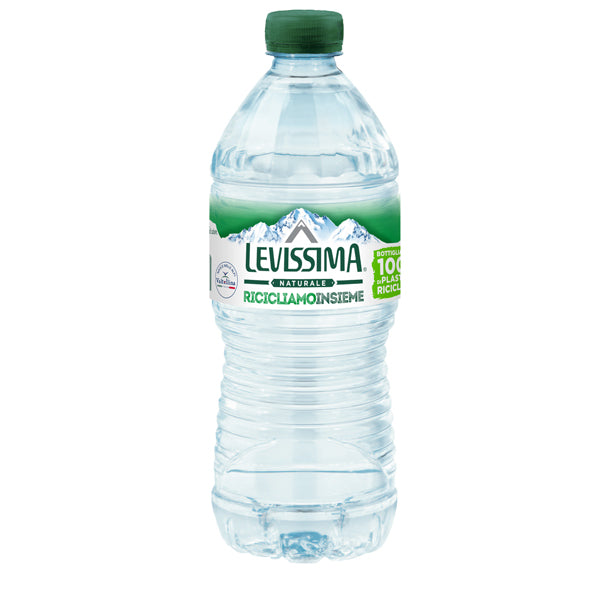 Levissima - 12456741 - Acqua naturale - PET 100 riciclabile - bottiglia da 500 ml - Levissima