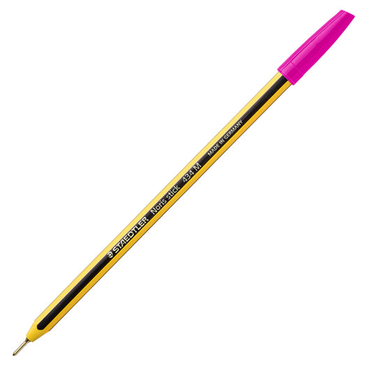 STAEDTLER - 434 20 - Penna a sfera Noris Stick - punta 1,0 mm - magenta - Staedtler - conf. 10 pezzi