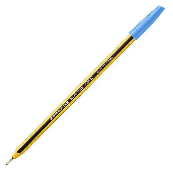 STAEDTLER - 434 30 - Penna a sfera Noris Stick - punta 1,0mm - azzurro chiaro - Staedtler - conf. 10 pezzi
