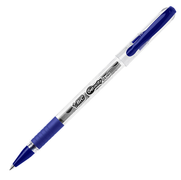 BIC - CEL 1010265 - Penne a sfera con cappuccio Gelocity Stic - punta 0,5 mm - blu - Bic - scatola 30 pezzi