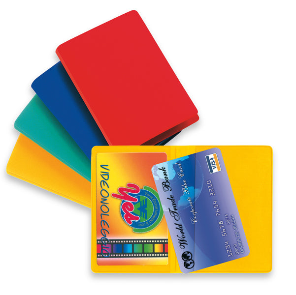 SEI ROTA - 48431290 - Busta porta card - 5,8x8,7 cm - 2 tasche - colori assortiti - Sei Rota