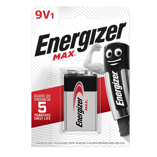 Energizer - E301531800 - Pila Transistor 9V - 9V - Energizer Max - conf. 1 pezzo