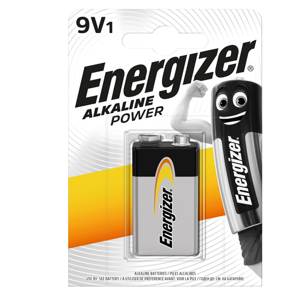 Energizer - E300804100 - Pila Transitor - 9V - Energizer Alkaline Power - conf. 1 pezzo