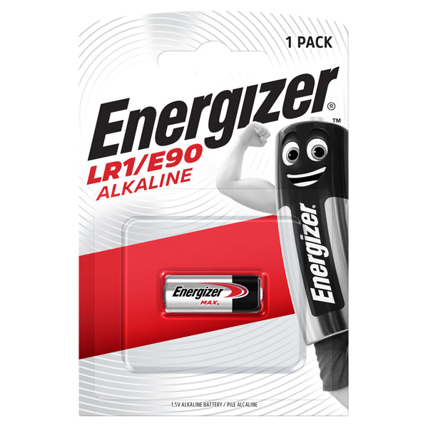 Energizer - E300781300 - Pila LR1-E90 Alkaline - 1,5V - Energizer Specialistiche - blister 1 pezzo