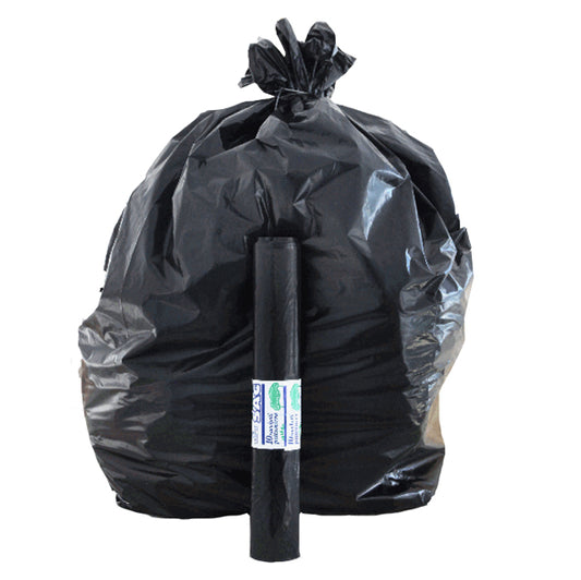 Rolsac - 10271-1 - Sacchi - 70 x 110 cm - 110 L - 22 micron - nero - Rolsac - conf. 10 pezzi