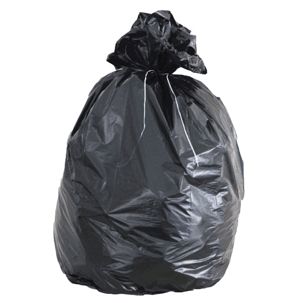 Rolsac - 20534 - Sacchi - 80 x 110 cm - 130 L - 49 micron - nero - Rolsac - scatola 100 pezzi