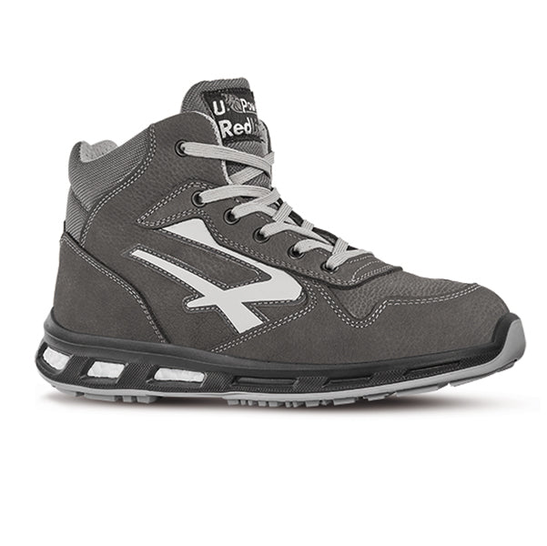 U-Power - RL10023-39 - Calzatura di sicurezza Infinity S3 - pelle nabuk naturale - taglia 39 - grigio - U-Power