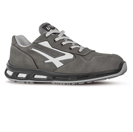 U-Power - RL20023-39 - Calzatura di sicurezza Kick S3 - pelle nabuk naturale - taglia 39 - grigio - U-Power