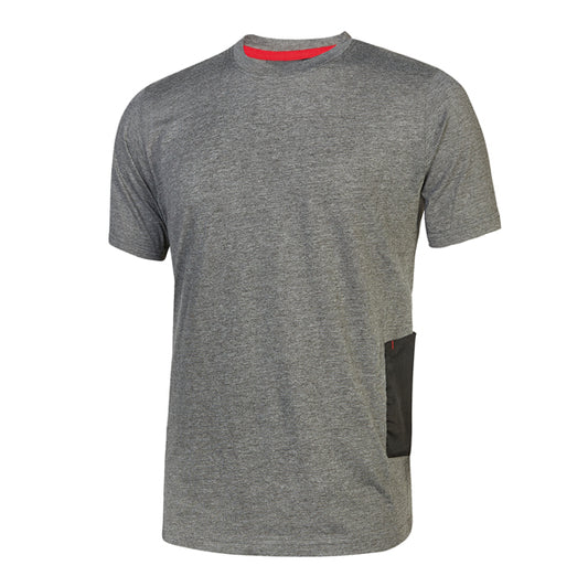 U-Power - EY138GM-XL - Magliette a maniche corte Road - taglia XL - grigio scuro - U-Power - conf. 3 pezzi